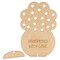 Standable Flower Wood Cutout w/ Holes for Flowers 8” |Woodpeckers